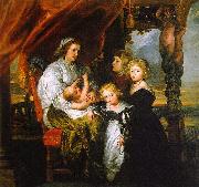 Peter Paul Rubens Deborah Kip and her Children Sweden oil painting reproduction